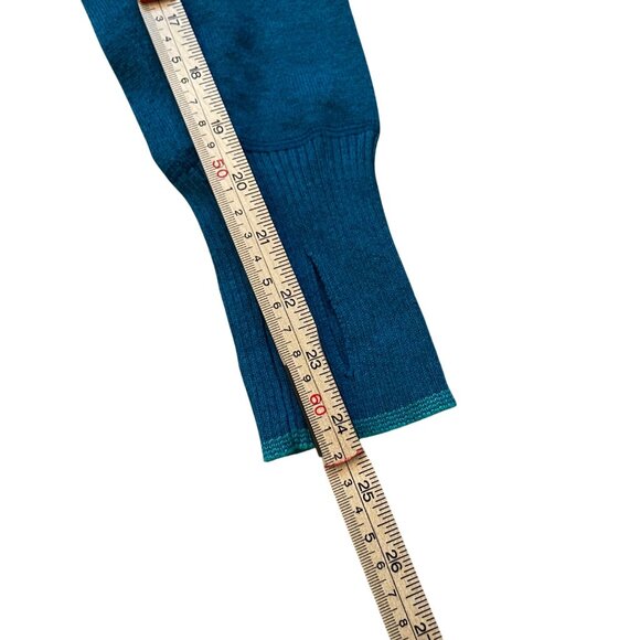 Eddie Bauer Womens Half-Zip workout Sweater Blue S - Picture 3 of 5